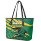 Afro Jamaica Cricket Tallawahs Leather Tote Bag Fi Wi Tallawahs Champions