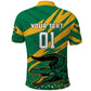 Custom Afro Jamaica Cricket Tallawahs Polo Shirt Fi Wi Tallawahs Champions