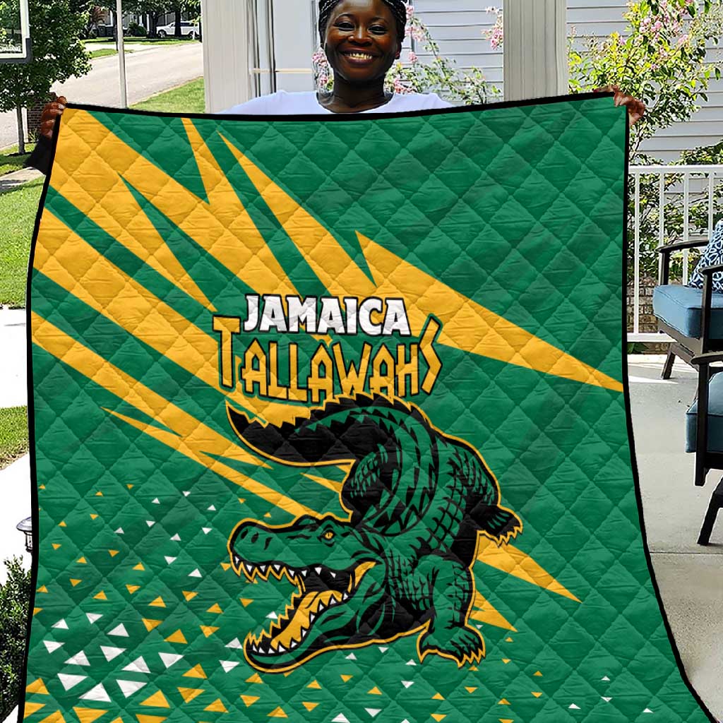 Afro Jamaica Cricket Tallawahs Quilt Fi Wi Tallawahs Champions