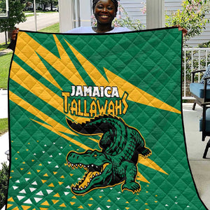 Afro Jamaica Cricket Tallawahs Quilt Fi Wi Tallawahs Champions