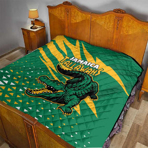 Afro Jamaica Cricket Tallawahs Quilt Fi Wi Tallawahs Champions