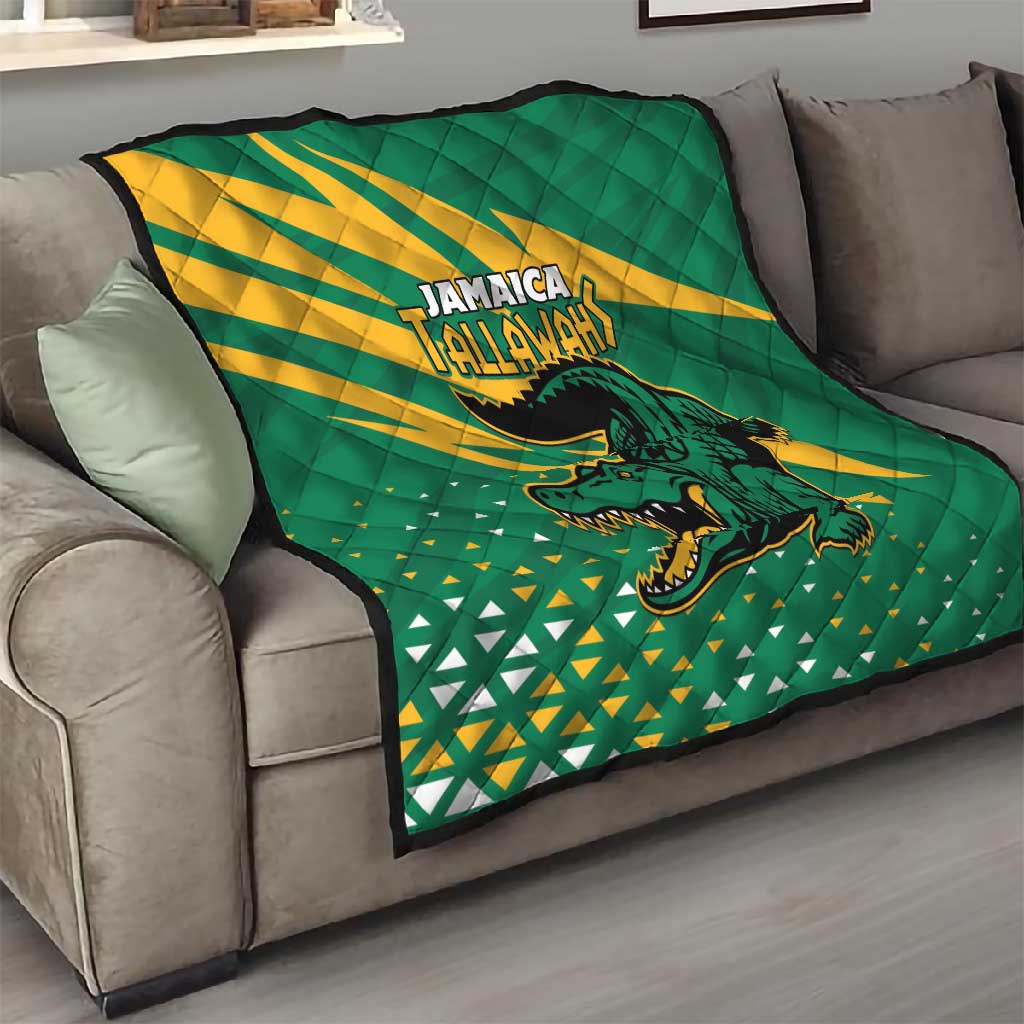Afro Jamaica Cricket Tallawahs Quilt Fi Wi Tallawahs Champions