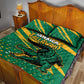 Afro Jamaica Cricket Tallawahs Quilt Bed Set Fi Wi Tallawahs Champions