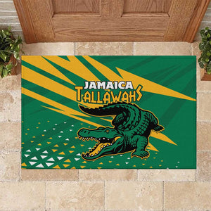 Afro Jamaica Cricket Tallawahs Rubber Doormat Fi Wi Tallawahs Champions