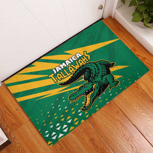 Afro Jamaica Cricket Tallawahs Rubber Doormat Fi Wi Tallawahs Champions