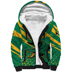 Custom Afro Jamaica Cricket Tallawahs Sherpa Hoodie Fi Wi Tallawahs Champions