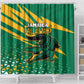 Afro Jamaica Cricket Tallawahs Shower Curtain Fi Wi Tallawahs Champions