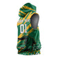 Custom Afro Jamaica Cricket Tallawahs Sleeveless Hoodie Fi Wi Tallawahs Champions - African Pride