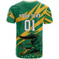 Custom Afro Jamaica Cricket Tallawahs T shirt Fi Wi Tallawahs Champions