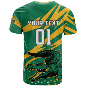 Custom Afro Jamaica Cricket Tallawahs T shirt Fi Wi Tallawahs Champions