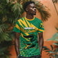 Custom Afro Jamaica Cricket Tallawahs T shirt Fi Wi Tallawahs Champions