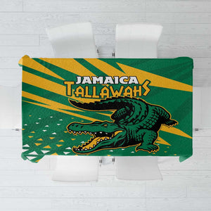 Afro Jamaica Cricket Tallawahs Tablecloth Fi Wi Tallawahs Champions
