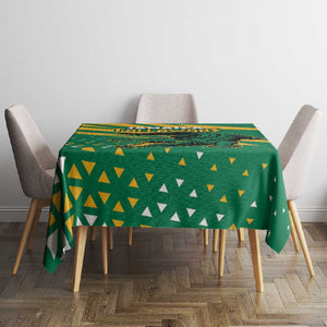 Afro Jamaica Cricket Tallawahs Tablecloth Fi Wi Tallawahs Champions