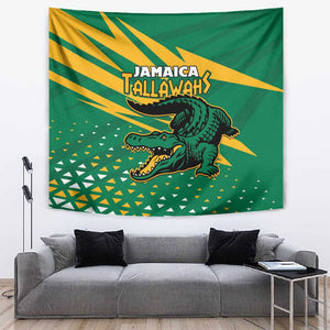 Afro Jamaica Cricket Tallawahs Tapestry Fi Wi Tallawahs Champions