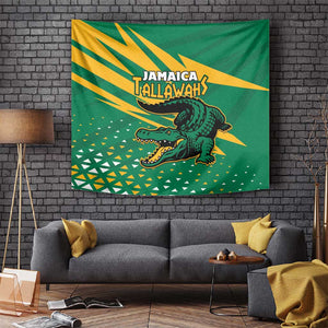 Afro Jamaica Cricket Tallawahs Tapestry Fi Wi Tallawahs Champions
