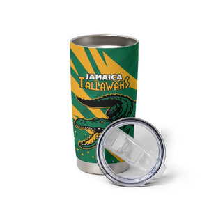 Custom Afro Jamaica Cricket Tallawahs Tumbler Cup Fi Wi Tallawahs Champions