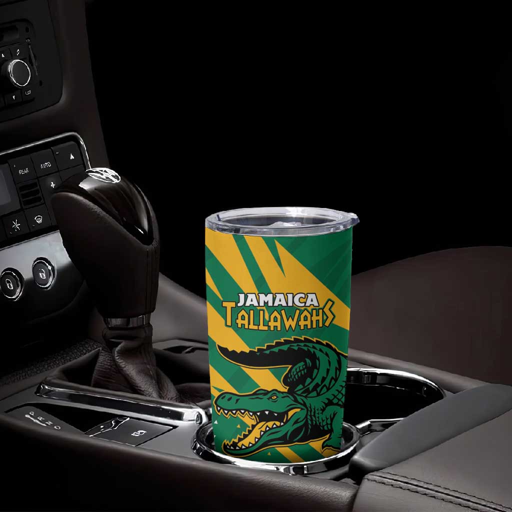 Custom Afro Jamaica Cricket Tallawahs Tumbler Cup Fi Wi Tallawahs Champions