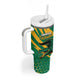 Custom Afro Jamaica Cricket Tallawahs Tumbler With Handle Fi Wi Tallawahs Champions