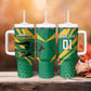 Custom Afro Jamaica Cricket Tallawahs Tumbler With Handle Fi Wi Tallawahs Champions