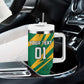 Custom Afro Jamaica Cricket Tallawahs Tumbler With Handle Fi Wi Tallawahs Champions