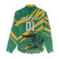 Custom Afro Jamaica Cricket Tallawahs Women Casual Shirt Fi Wi Tallawahs Champions