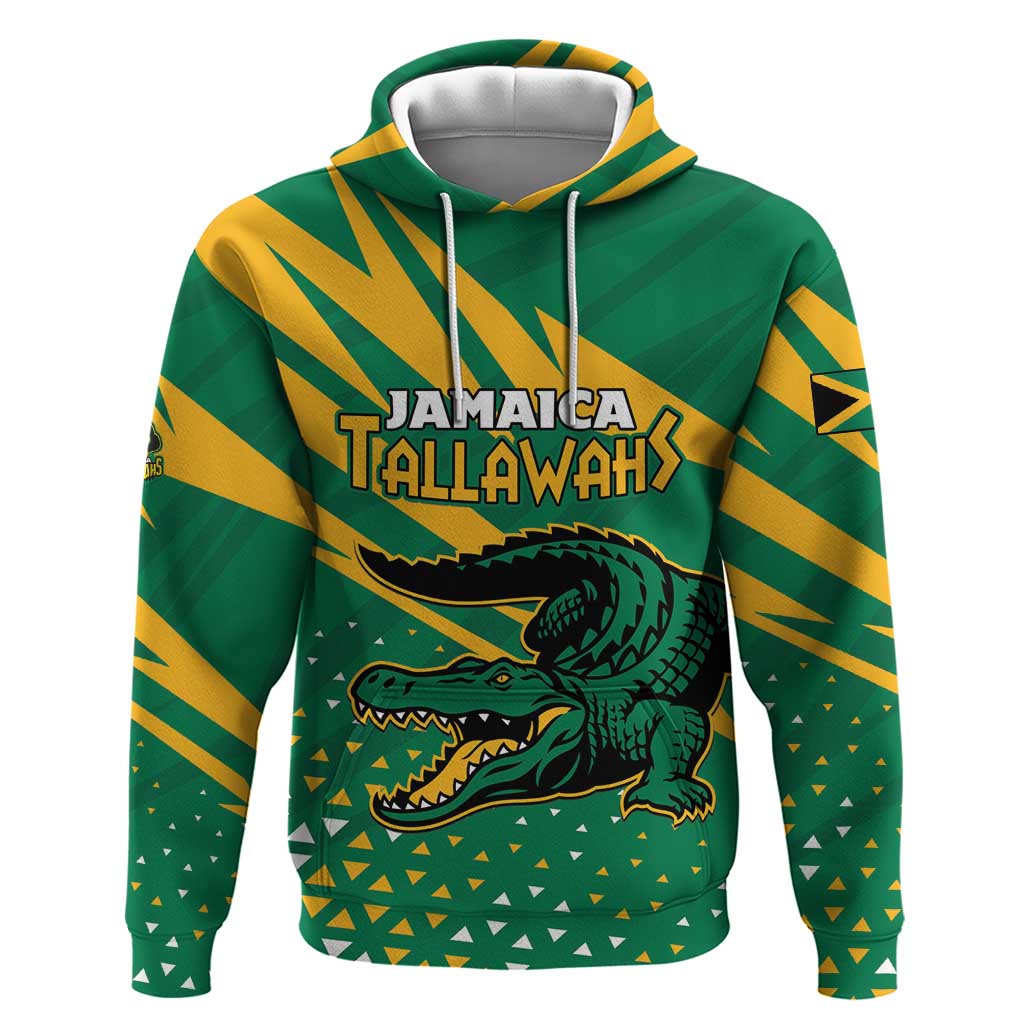 Custom Afro Jamaica Cricket Tallawahs Zip Hoodie Fi Wi Tallawahs Champions