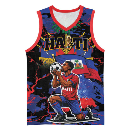 Personalized Haiti Soccer Pride Basketball Jersey Ayiti Nan Mondyal 2026