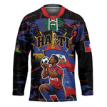 Personalized Haiti Soccer Pride Hockey Jersey Ayiti Nan Mondyal 2026