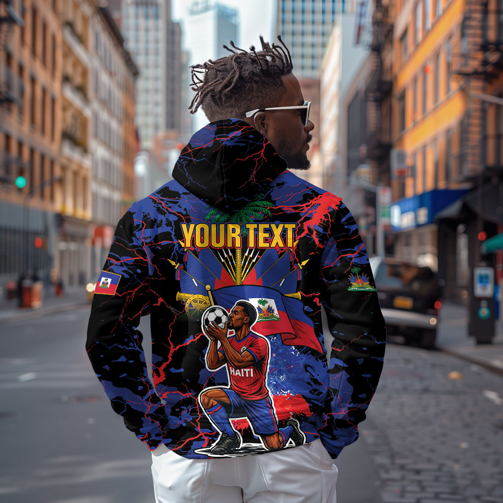 Personalized Haiti Soccer Pride Hoodie Ayiti Nan Mondyal 2026