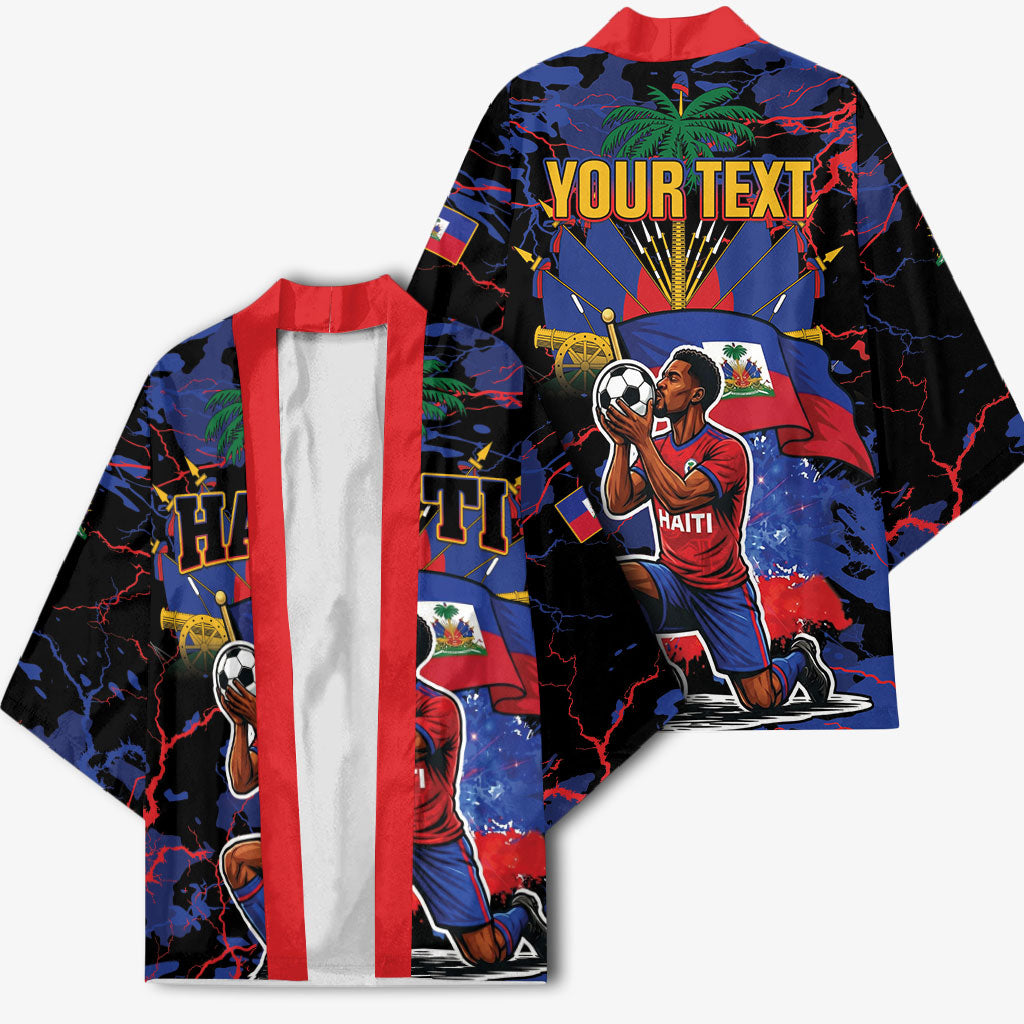 Personalized Haiti Soccer Pride Kimono Ayiti Nan Mondyal 2026