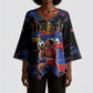 Personalized Haiti Soccer Pride Kimono Sleeve Blouse Ayiti Nan Mondyal 2026