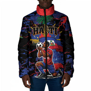 Personalized Haiti Soccer Pride Padded Jacket Ayiti Nan Mondyal 2026