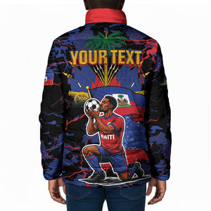 Personalized Haiti Soccer Pride Padded Jacket Ayiti Nan Mondyal 2026
