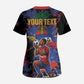 Personalized Haiti Soccer Pride Scrub Top Ayiti Nan Mondyal 2026