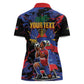 Personalized Haiti Soccer Pride Women Polo Shirt Ayiti Nan Mondyal 2026