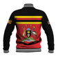 Uganda Flag Stylized Baseball Jacket Jamhuri ya Uganda