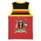 Uganda Flag Stylized Basketball Jersey Jamhuri ya Uganda