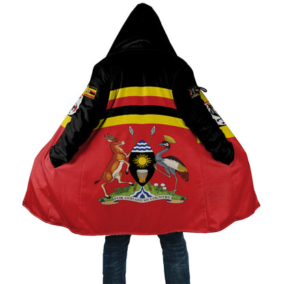Uganda Flag Stylized Cloak Jamhuri ya Uganda