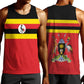 Uganda Flag Stylized Men Tank Top Jamhuri ya Uganda