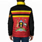 Uganda Flag Stylized Padded Jacket Jamhuri ya Uganda
