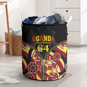 Uganda 64th Anniversary Laundry Basket Happy Independence Day
