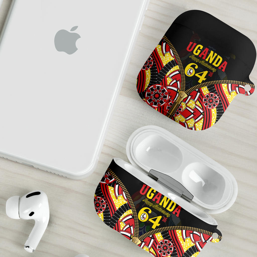 Uganda 64th Anniversary AirPods Case Happy Independence Day