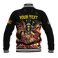 Personalised Uganda 64th Anniversary Baseball Jacket Happy Independence Day