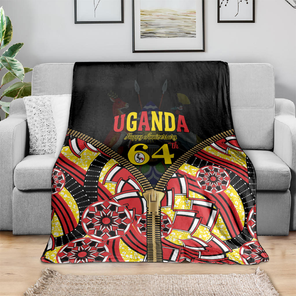 Uganda 64th Anniversary Blanket Happy Independence Day