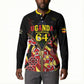 Personalised Uganda 64th Anniversary Button Sweatshirt Happy Independence Day