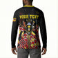 Personalised Uganda 64th Anniversary Button Sweatshirt Happy Independence Day