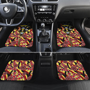 Personalised Uganda 64th Anniversary Car Mats Happy Independence Day