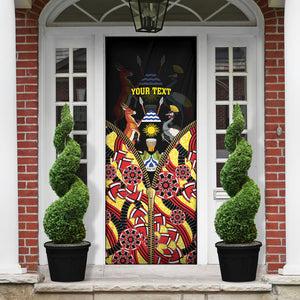 Personalised Uganda 64th Anniversary Door Cover Happy Independence Day
