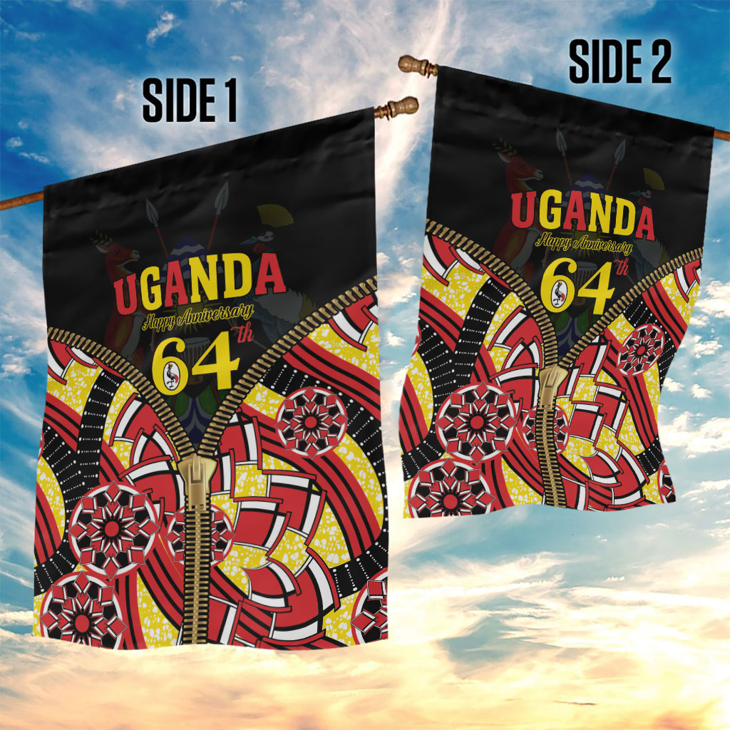 Uganda 64th Anniversary Garden Flag Happy Independence Day