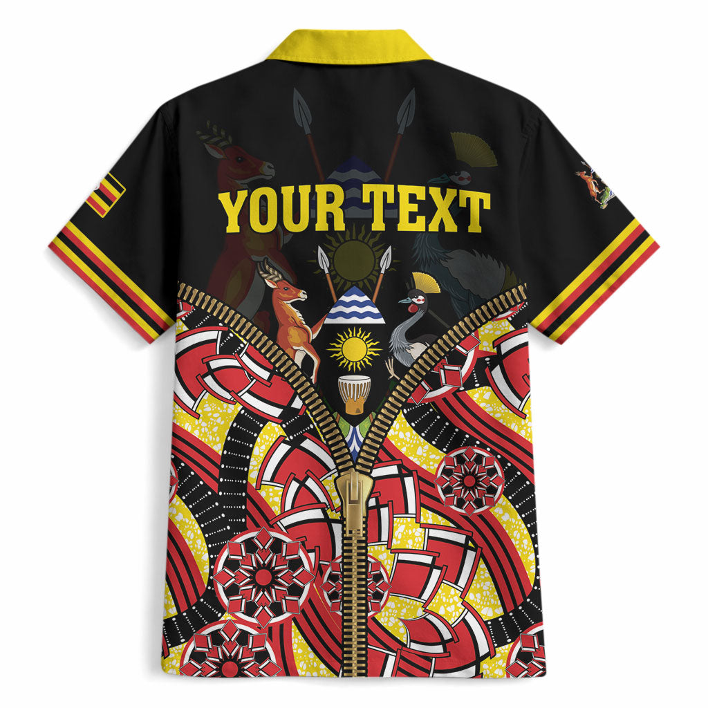 Personalised Uganda 64th Anniversary Hawaiian Shirt Happy Independence Day